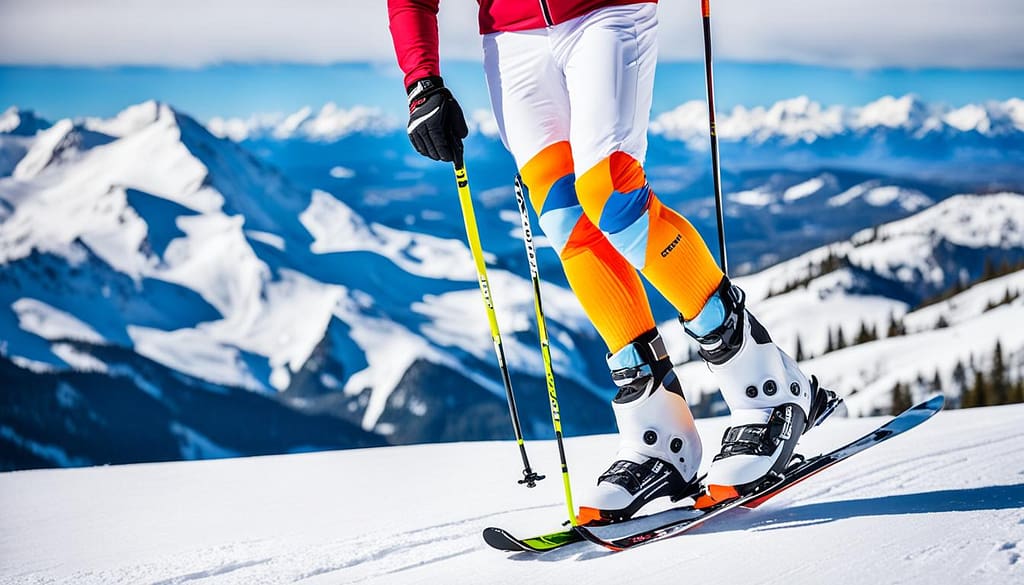 wide calf ski socks