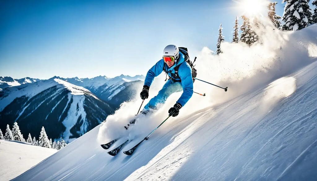 how to ski steep slopes