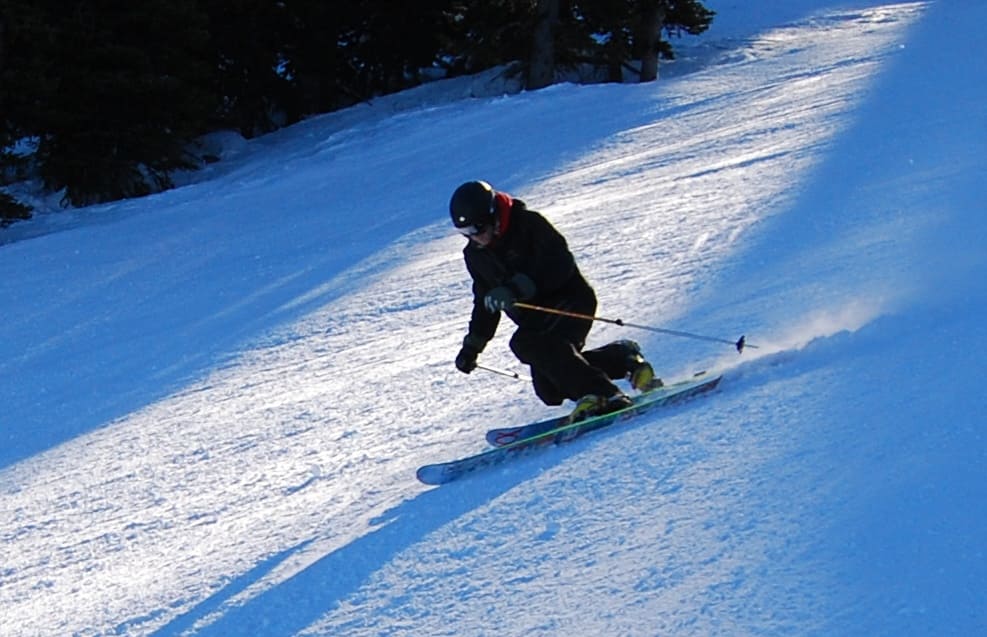 telemark skiing, telemark turn