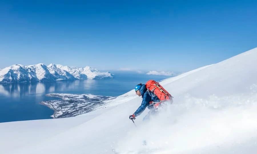 skiing for fitness and burning calories
